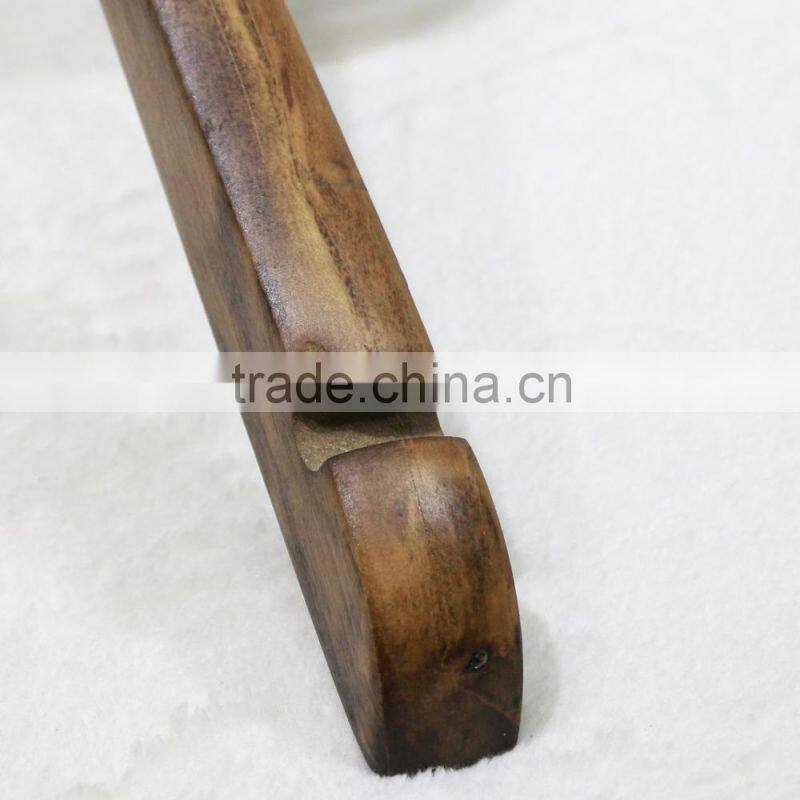 Durable vintage wooden clothes hanger