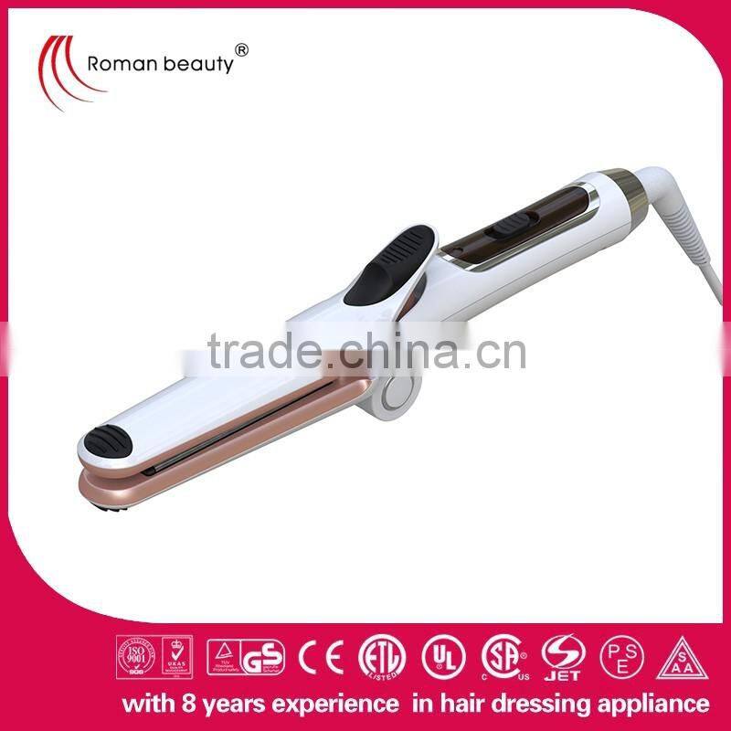 newest 2 in 1 LED ceramic travel floding hair straighetner