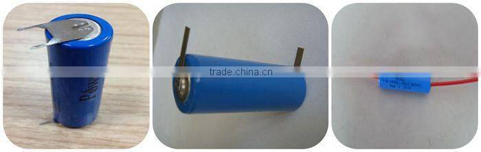 High quality ER14250 Size 1/2AA LiSOCL2 battery from shenzhen PKCELL battery
