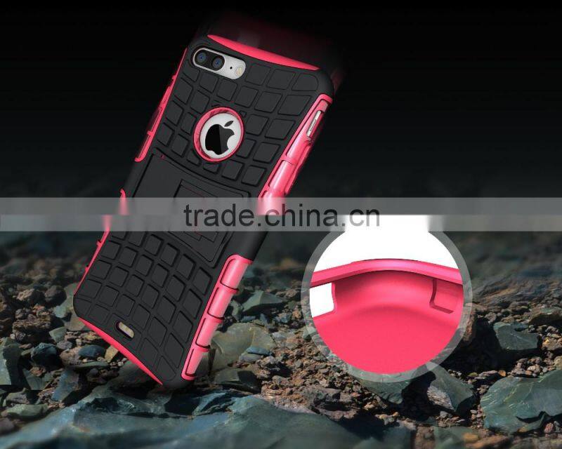 Excellent PC TPU Shockproof Phone Cover For Iphone 7 Heavy Duty Case