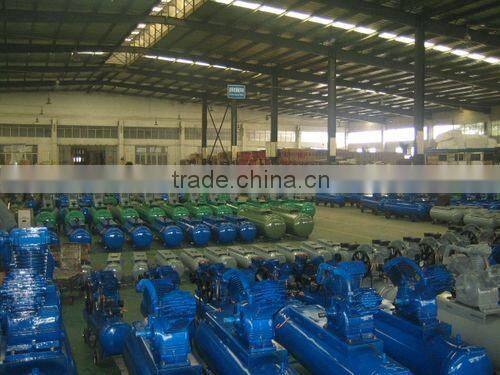 Bellt driven one stage 20HP oil lubricated piston mobile air compressor