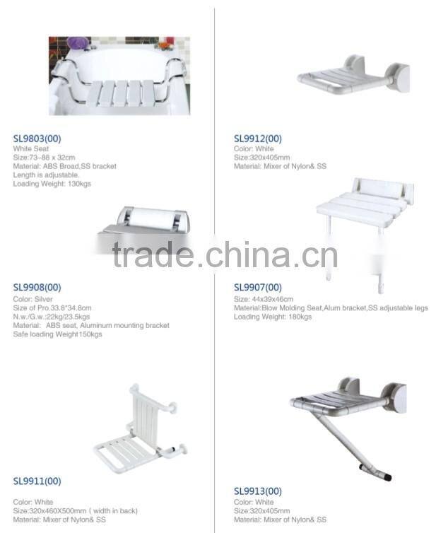 advantaged wall-installed bath seat with durability