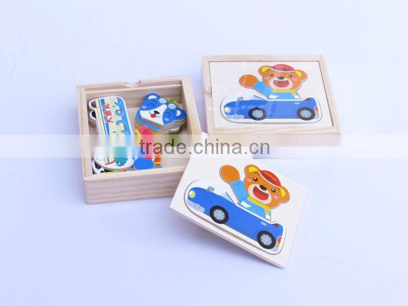 Small Colorful String Bead Toy DIY Wooden Toys for Children