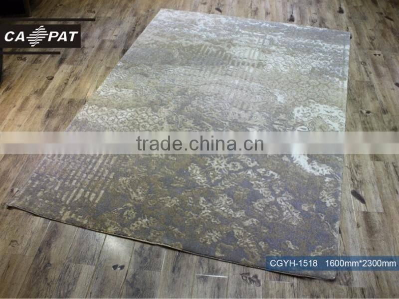 China 80 wool 20 nylon woven axminster carpet luxury hotel carpet CGYH 1517