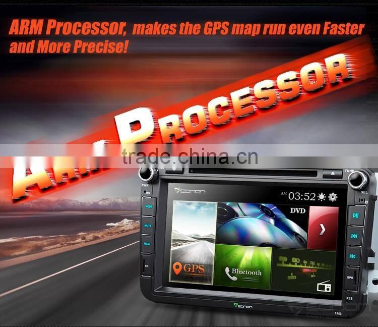 EONON D5153V 8" Digital Touch Screen Car DVD Player with Built-in GPS For Volkswagen/SKODA/SEAT