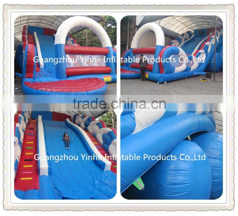 Large inflatable slide for kids