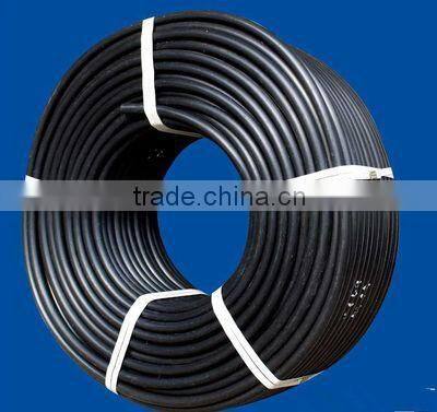 SKR machinery Soft Black PE pipe extrusion production line with winding machine