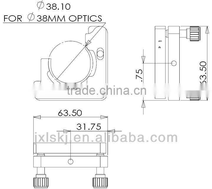 3 Axis Adjustable Optical Prism Mount