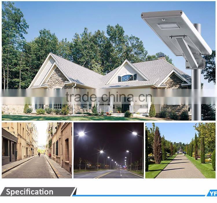 YANGFA with auto intensity control solar lamp street AS01 20W