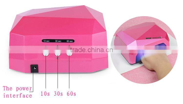 Nail diamond light nail led nail wholesale led a diamond light phototherapy machine 36 w lamp