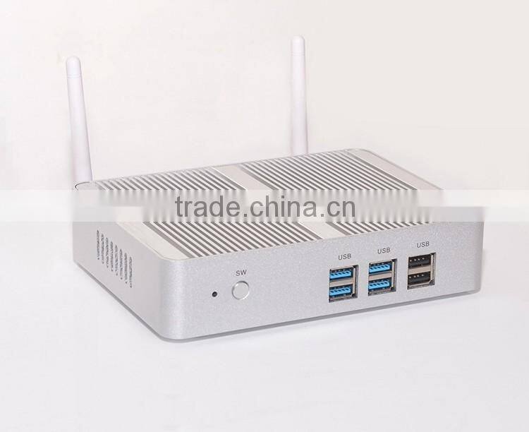 2015 Latest Design SSD+ 1*2.5 Inch HDD Cost Effetive Dual-Core Fanless Pc