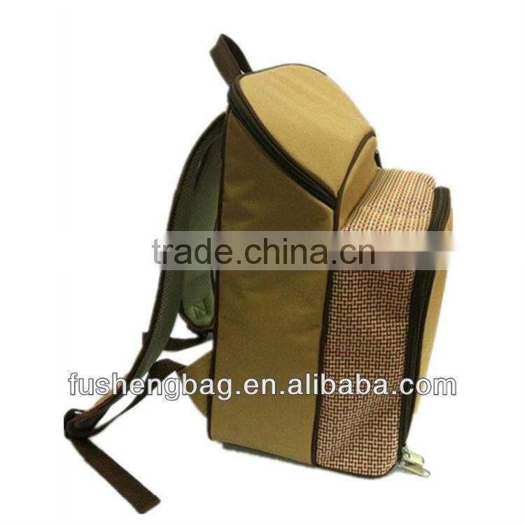 Unique Design Picnic Backpack For 4 Person