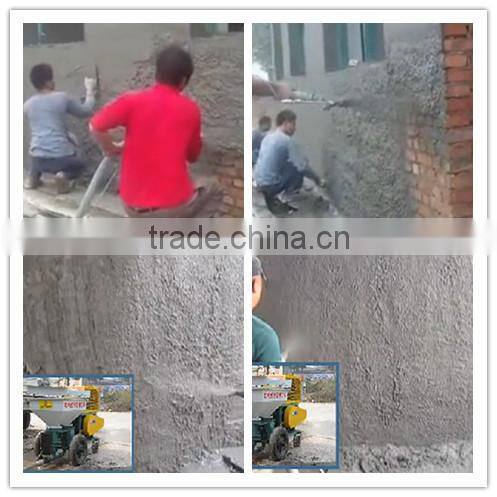 Professional factory piston type building mortar spray machine, paint cement machine for wall