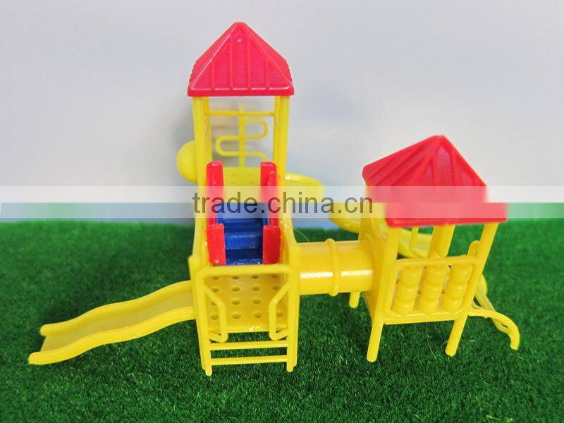 scale resin miniature model game slide equipment for kid toy