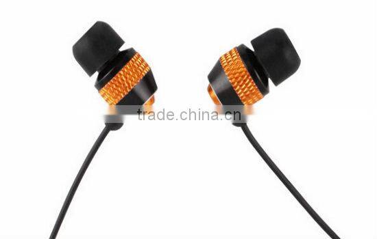 High quality long wire computer metal earphone headphones without mic for girls