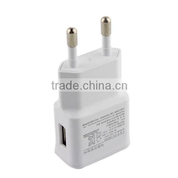 wholesale white colour 5V 2A charger for samsung note II Korean version