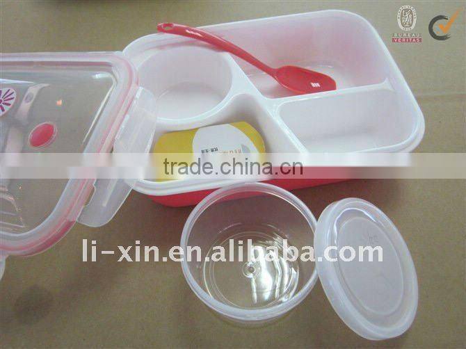 plastic lunch box with Soup bowl