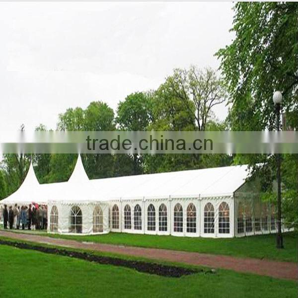 Aluminum frame pavilion tent with windows for outdoor party