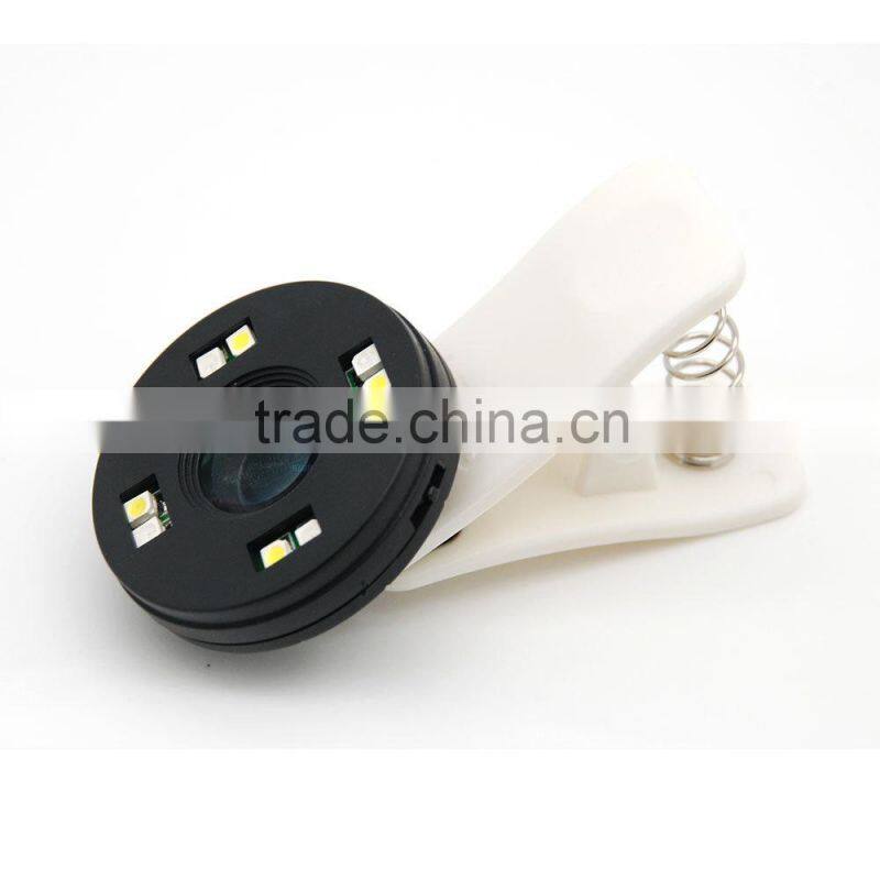 Universal Clip-on professional LED Microscope 70x magnification Lighting Mircoscope for iphone samsung other smartphone