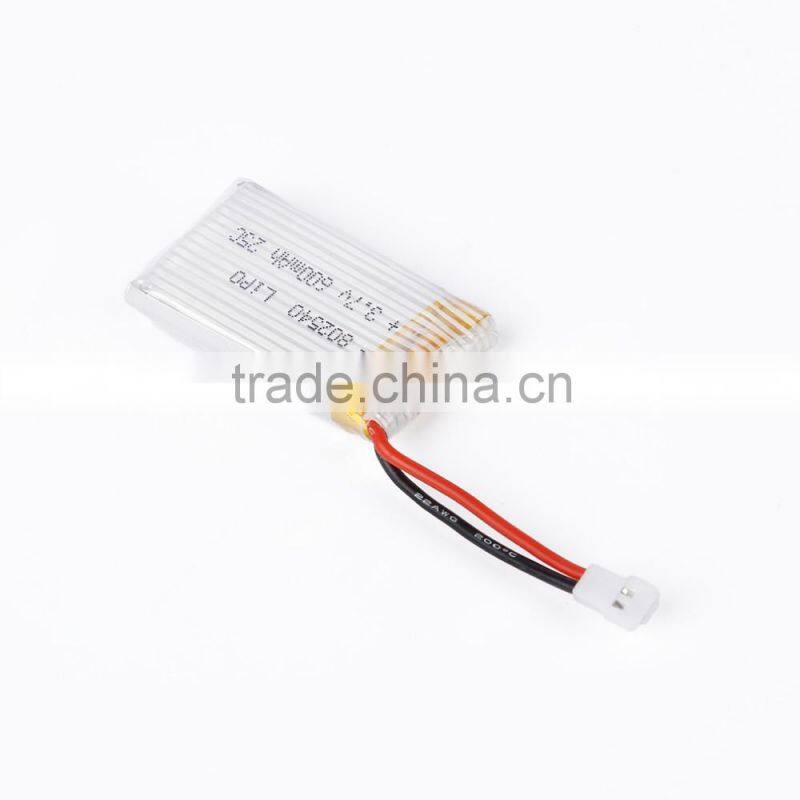 3.7V 600mAh 25C Lipo Battery 802540 Molex 50005 Connector for RC Toy Multicopter