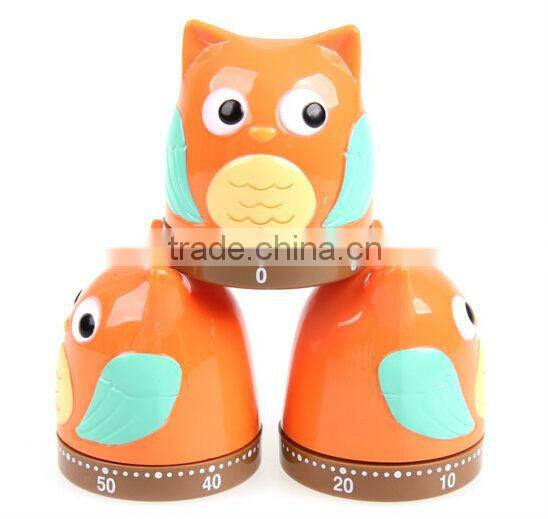 Owl design No battery Mechanical Kitchen Countdown Timer