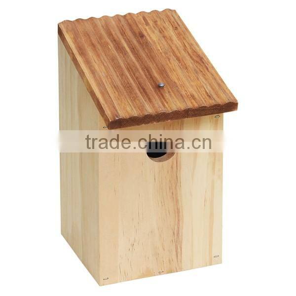 2016 Wholesale FSC handamde custom cheap wooden bird house