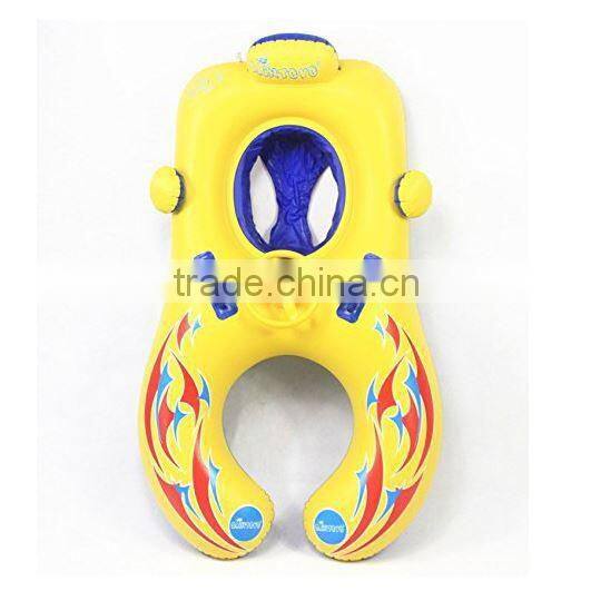 new design giraffe inflatable ride-on raft,giraffe pool float for kids