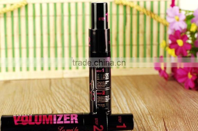 magic 2 in 1 brush volume mascara for longer and darker eyelash mascara tube