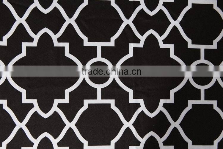 NBHS 2 hours replied patterned faux suede blackout curtain