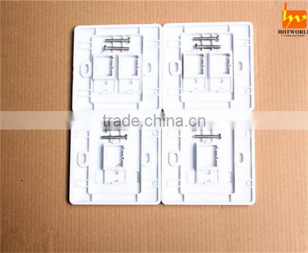hdmi dual face plate rj45