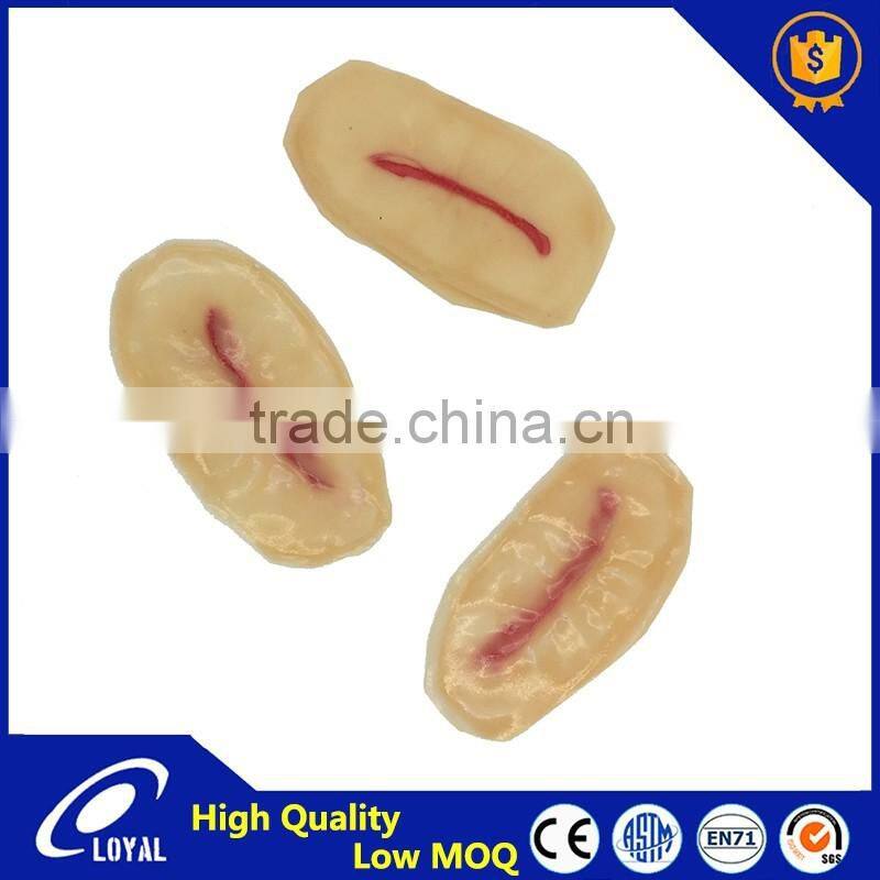 Made of Professiona Environmental Friendly Halloween Latex Rubber Blood Horror Scar Gory Wounds Wholesaler