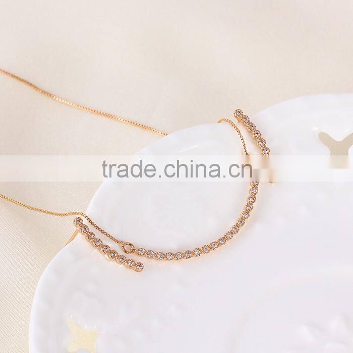 multi stone ring shape jewelry 2016 woman wedding fashion rose gold necklace earring jewelry set