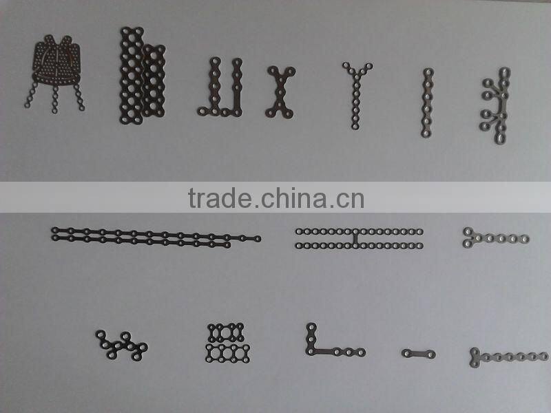 High qaulity 1.0mm orbital floor plate, surgical mini plates