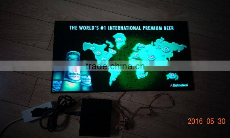 Hot sale excellent quality EL poster / EL Flash poster / EL advertisment poster