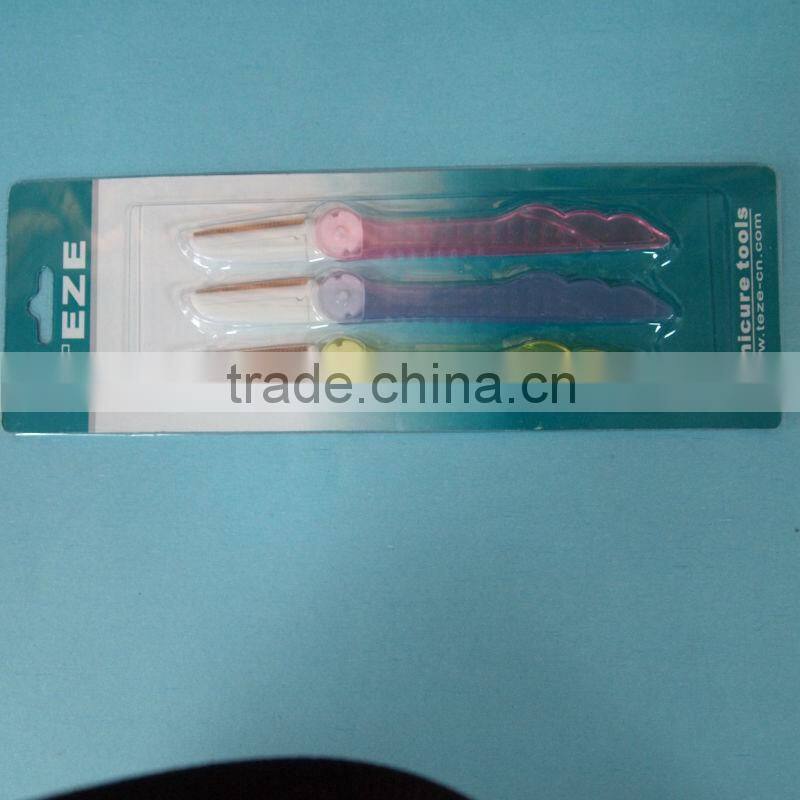 NMD-001 Plasti handle sharp blade eyebrow razor