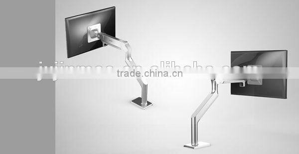 new design professional clamp mount or grommet mount single arm in desk swing LCD Monitor arm
