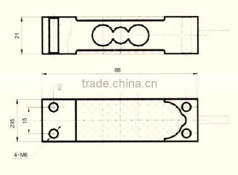 ZM-05 Aluminum Alloy Single Point 10kg 20kg Load Cell Sensor