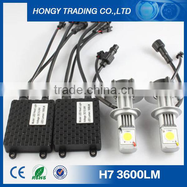 50w 3600lm h4 led headlight