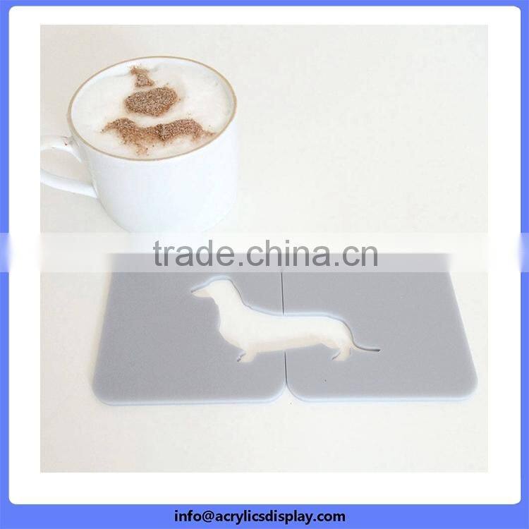 New style Best-Selling acrylic drink coasters for retail
