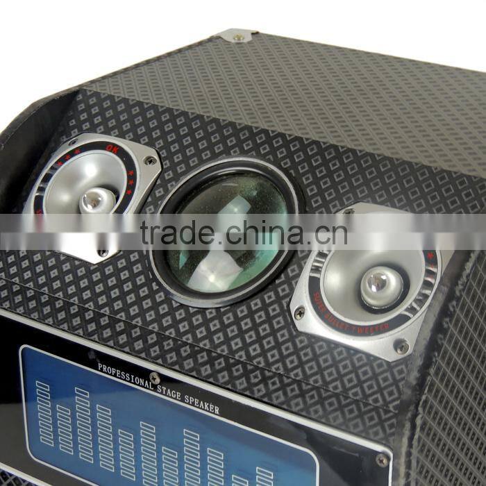 Best price creative active stage speaker with LED Light