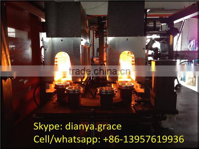 PET jar blow moulding machine, manual blowing machine, automatic PET manual blow molding machine