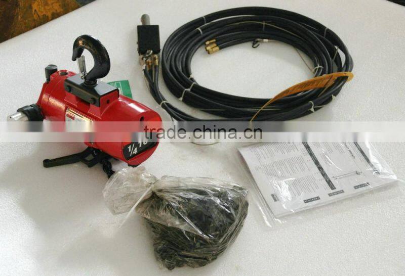 PNEUMATIC AIR CHAIN HOIST, LINK CHAIN ,1/4T,1/2T,1T CAPACITY