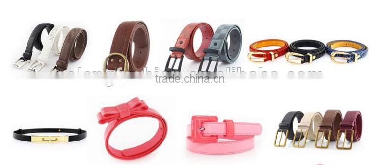 Simple style decorative webbing belt for men and women