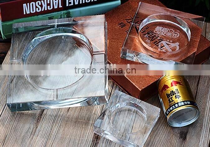 High Quality Wholesale Square Crystal Ashtray ASM015