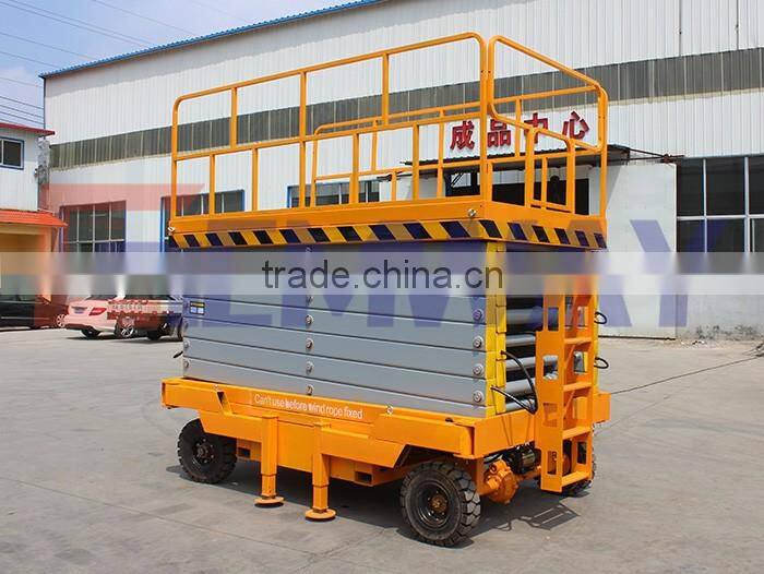 Hydraulic mobile scissor lift 16m