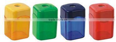 Eco-friendly material two hole pencil sharpener for kids