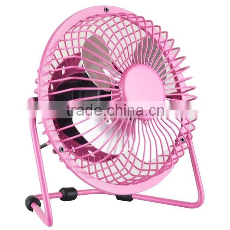 Electric metal portable office desk USB mini fan cooler