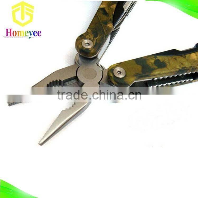 Camouflage Handle Multi Tools Plier With Nylon Bag