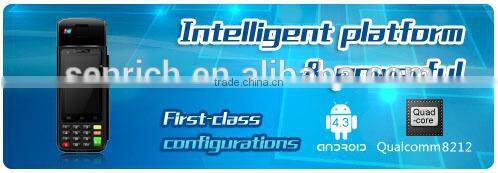 Handheld POS with GPRS,Printer,RFID,Smart Card Reader,support Bus Payment / Ticket Terminal