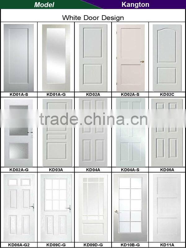different design with groove white flat solid wood doors white lacquer door